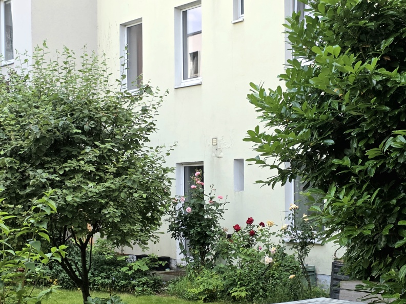 Blick zur Wohnung
