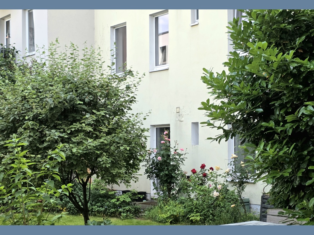 Blick zur Wohnung