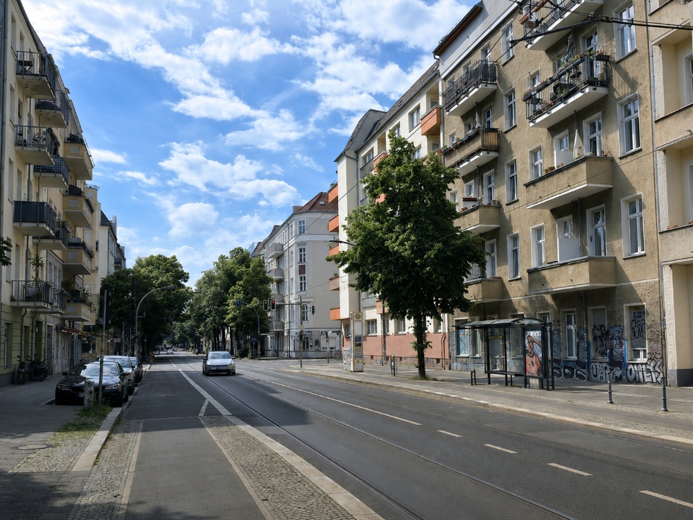 Blick in die Straße