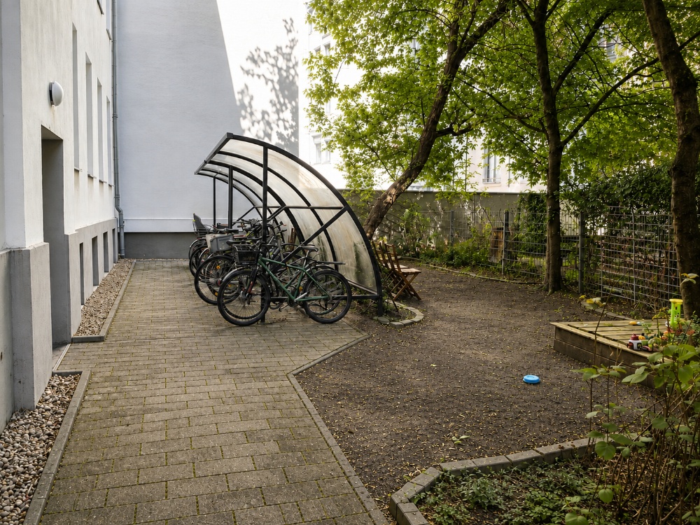 Abstellplatz für Fahrräder