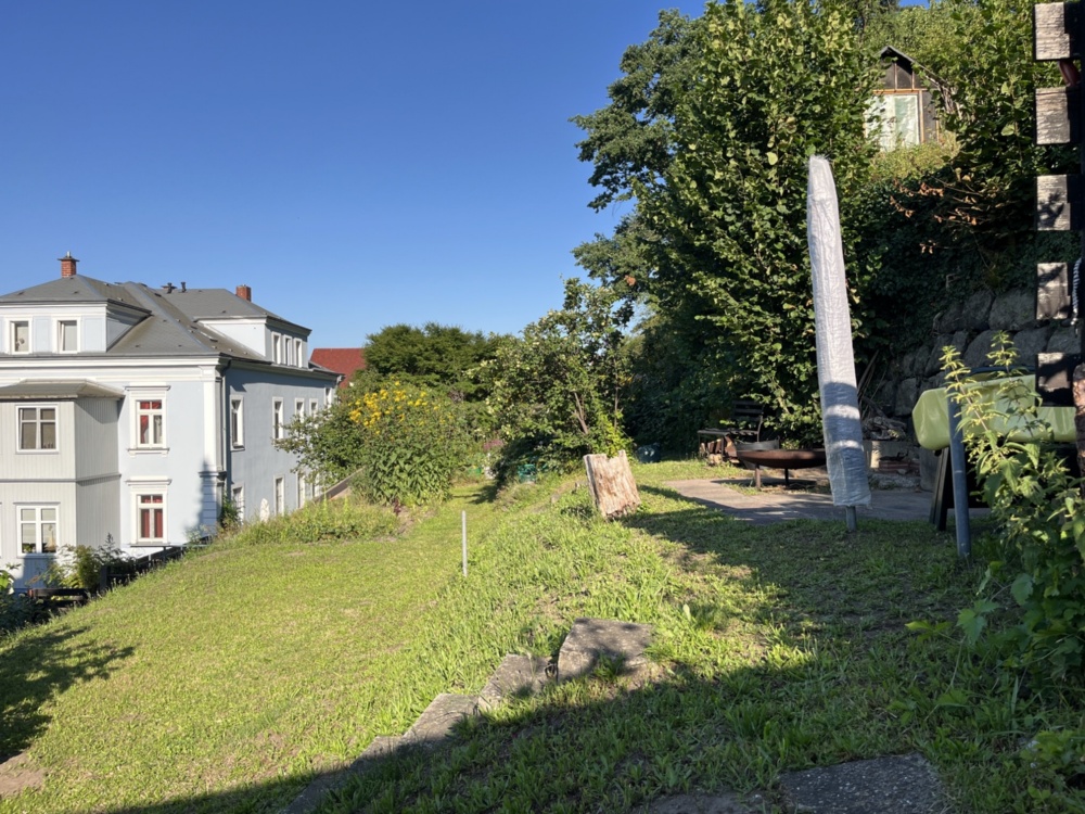 Garten hinter dem Haus