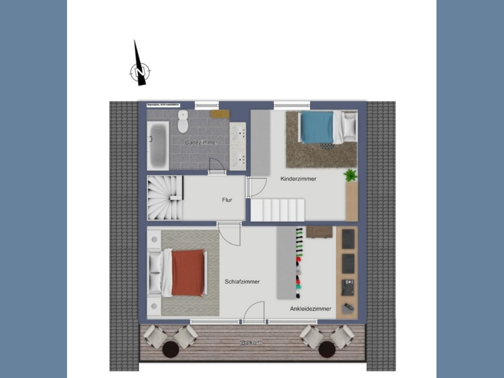 Grundriss Obergeschoss