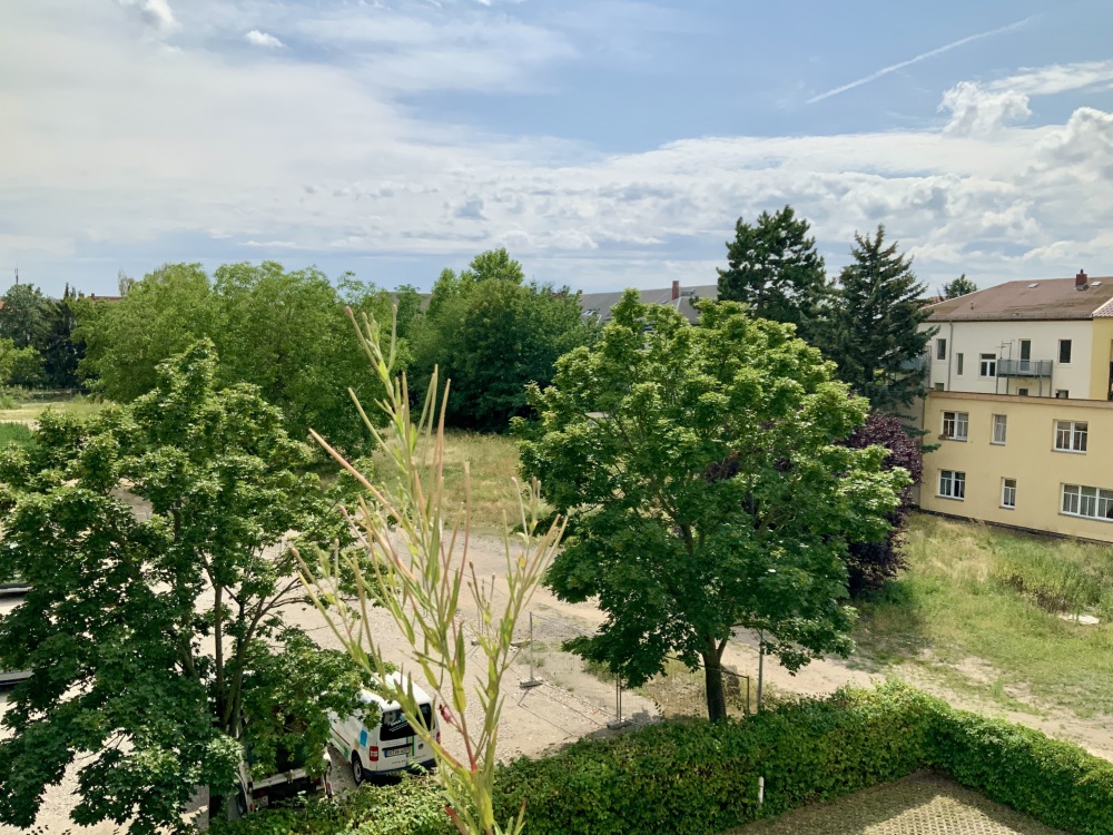 Ausblick vom Balkon