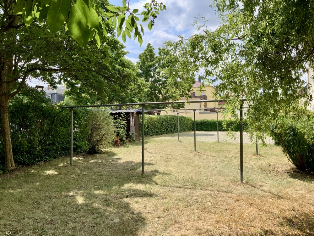 Wäscheplatz im Garten