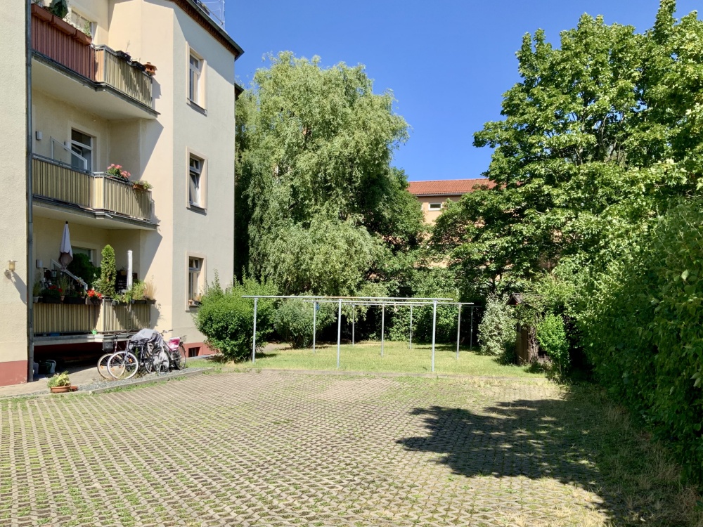 Stellplätze im Innenhof