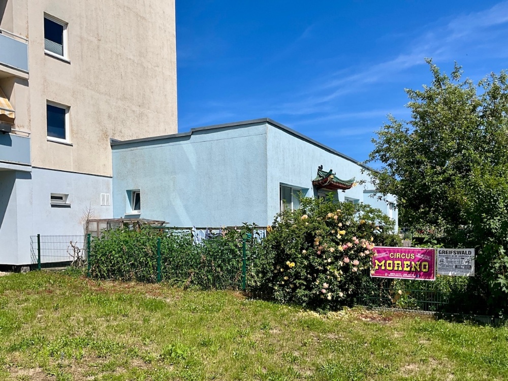 Blick zum Haus