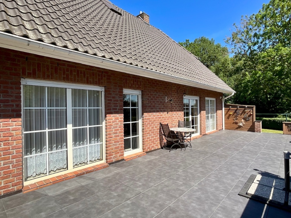 Blick auf die Terrasse