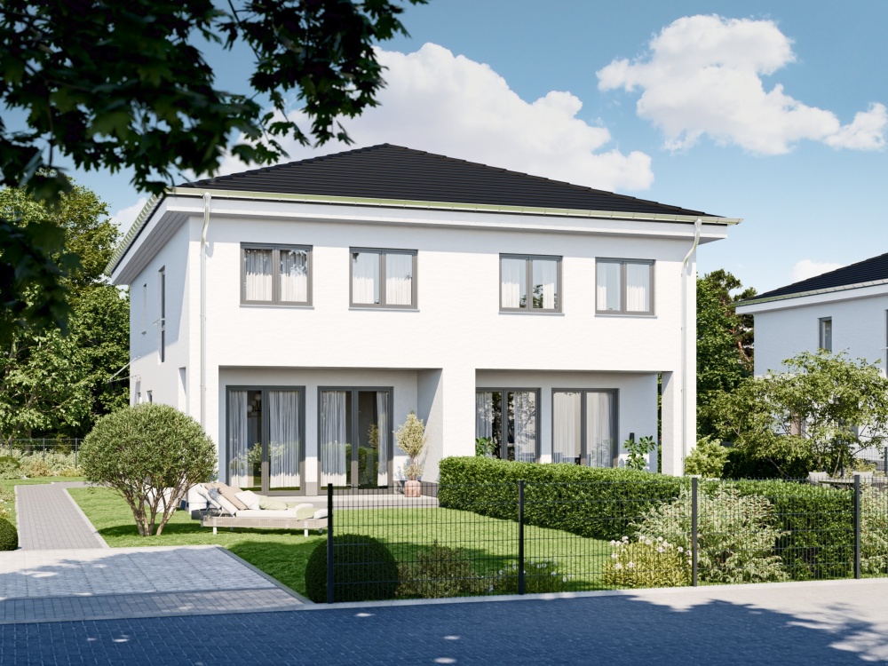 Blick von der Straße visualisiert