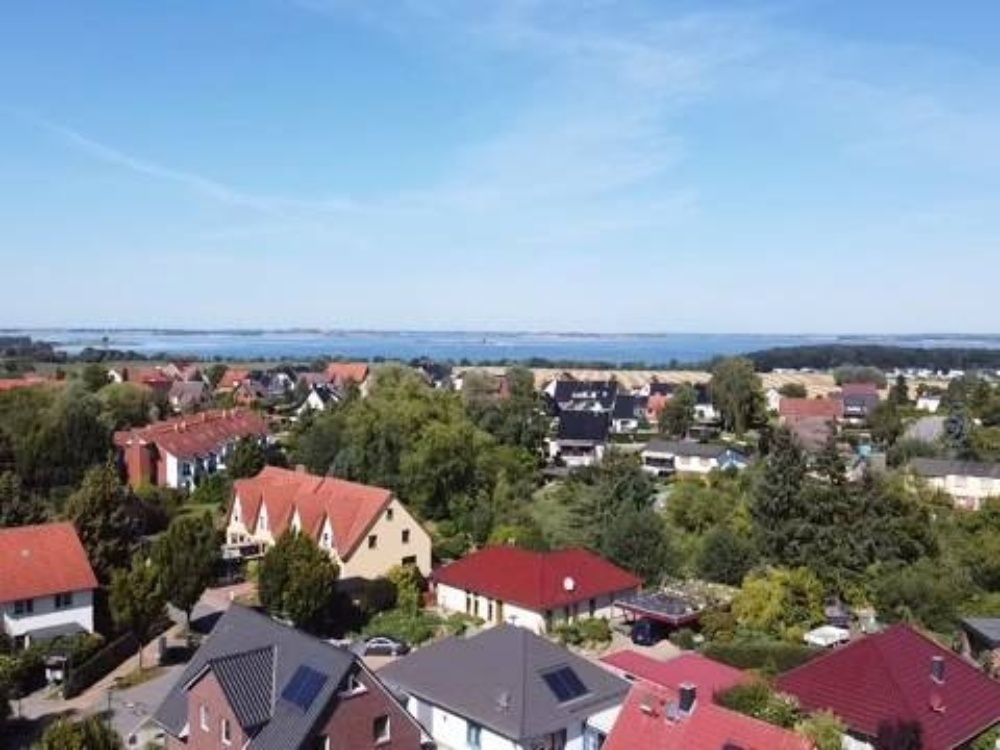 Luftaufnahme Richtung Ostsee