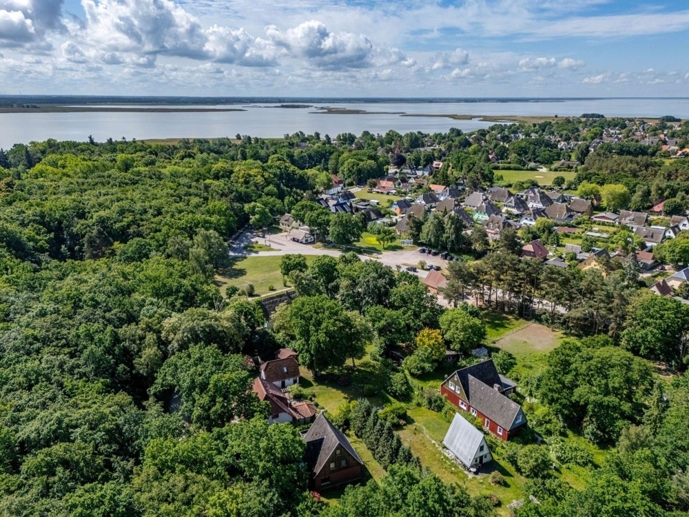 Luftlinie zum Bodden