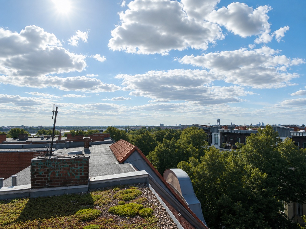 Blick zum Tempelhofer Feld