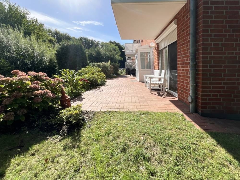 Blick auf die vordere Terrasse