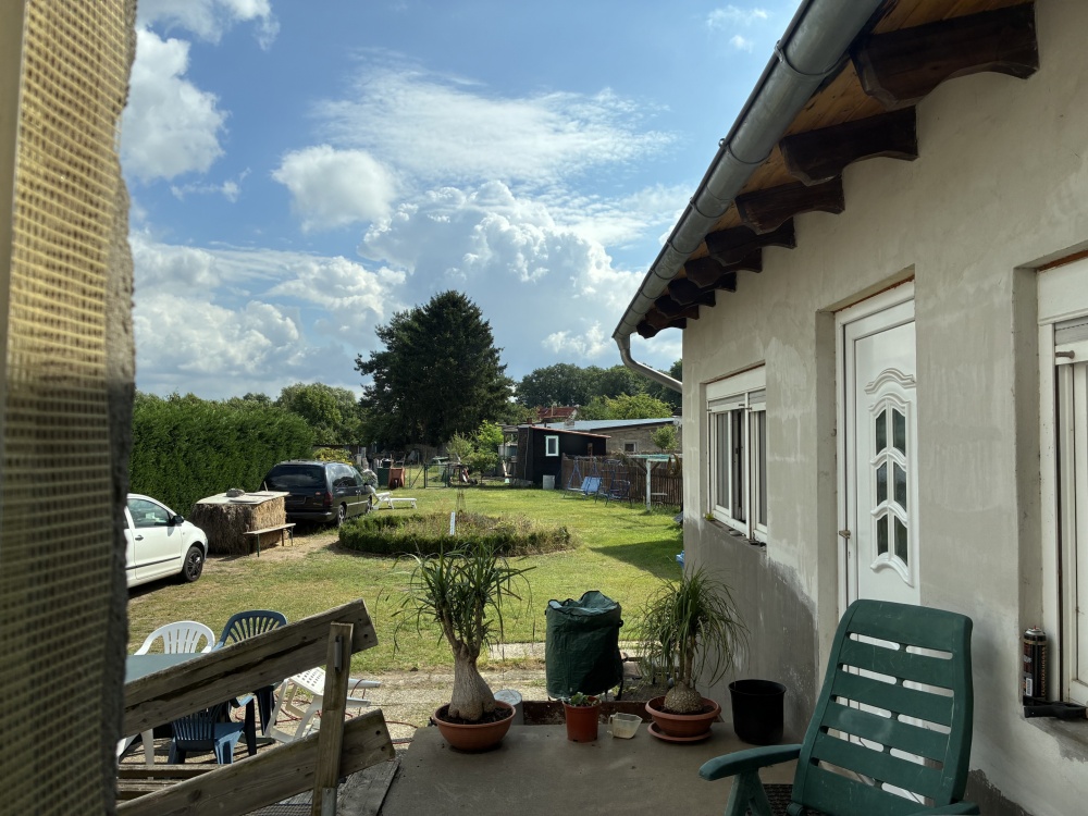 Ansicht von der Terrasse 
