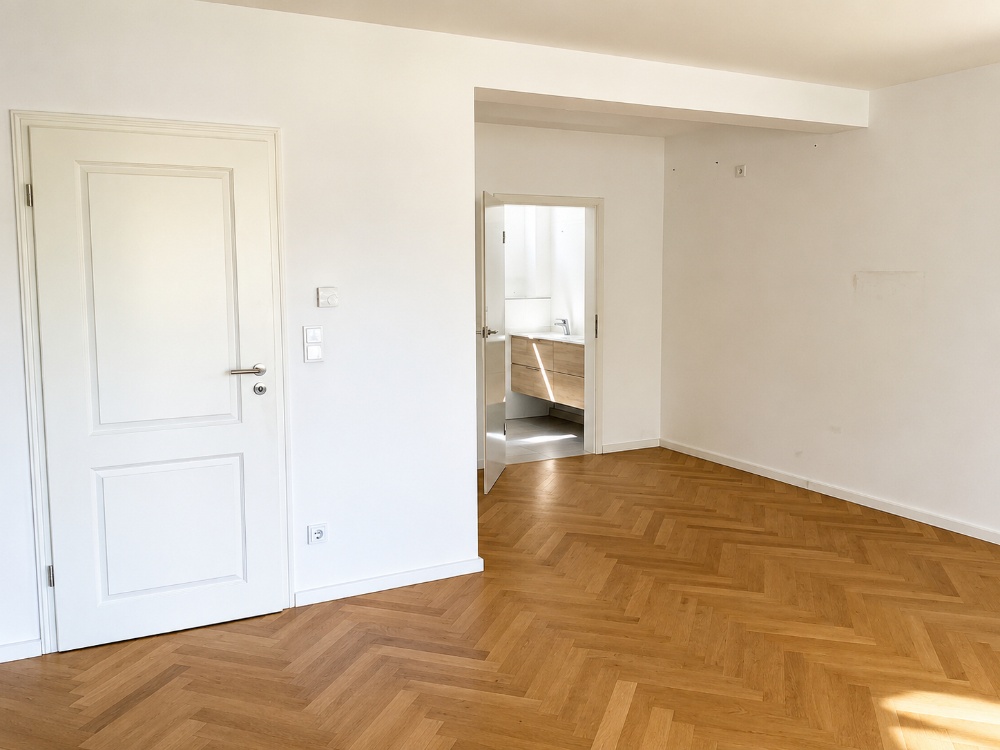 Schlafzimmer mit Bad ensuite