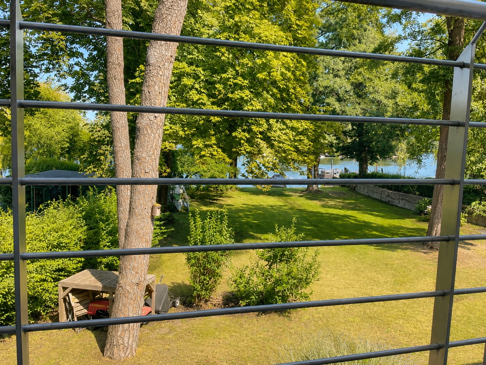 Blick vom Balkon