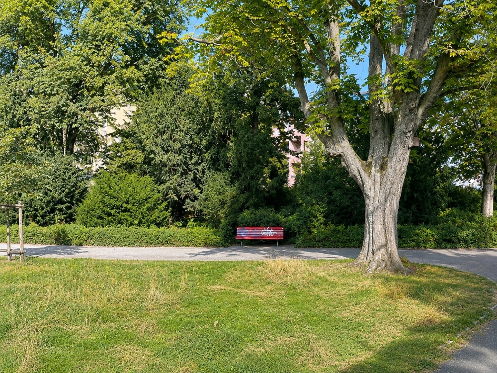 Blick zum Haus