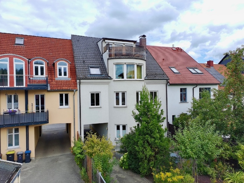 Rückseite des Hauses