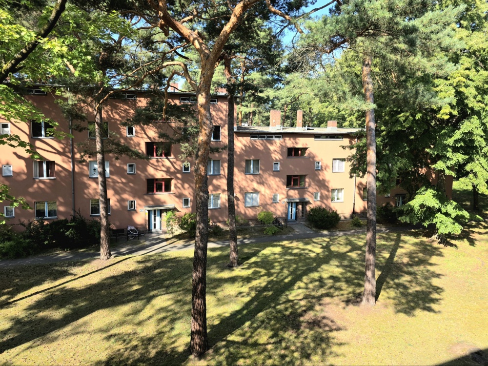 Blick vom Balkon