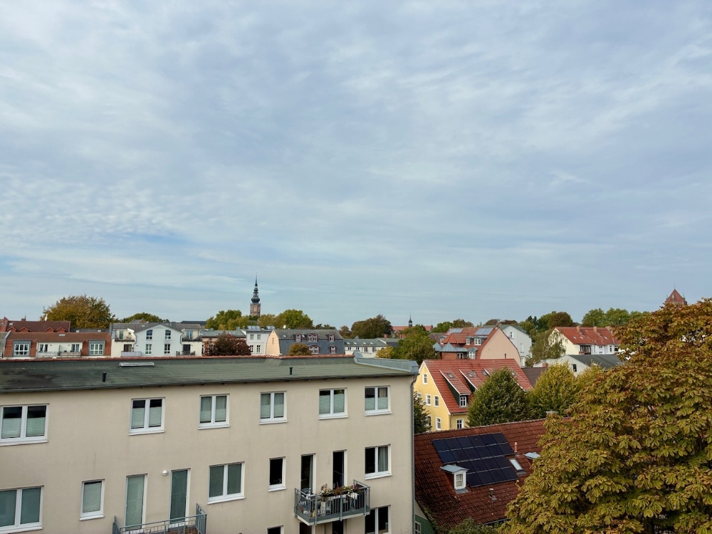 Blick vom Balkon