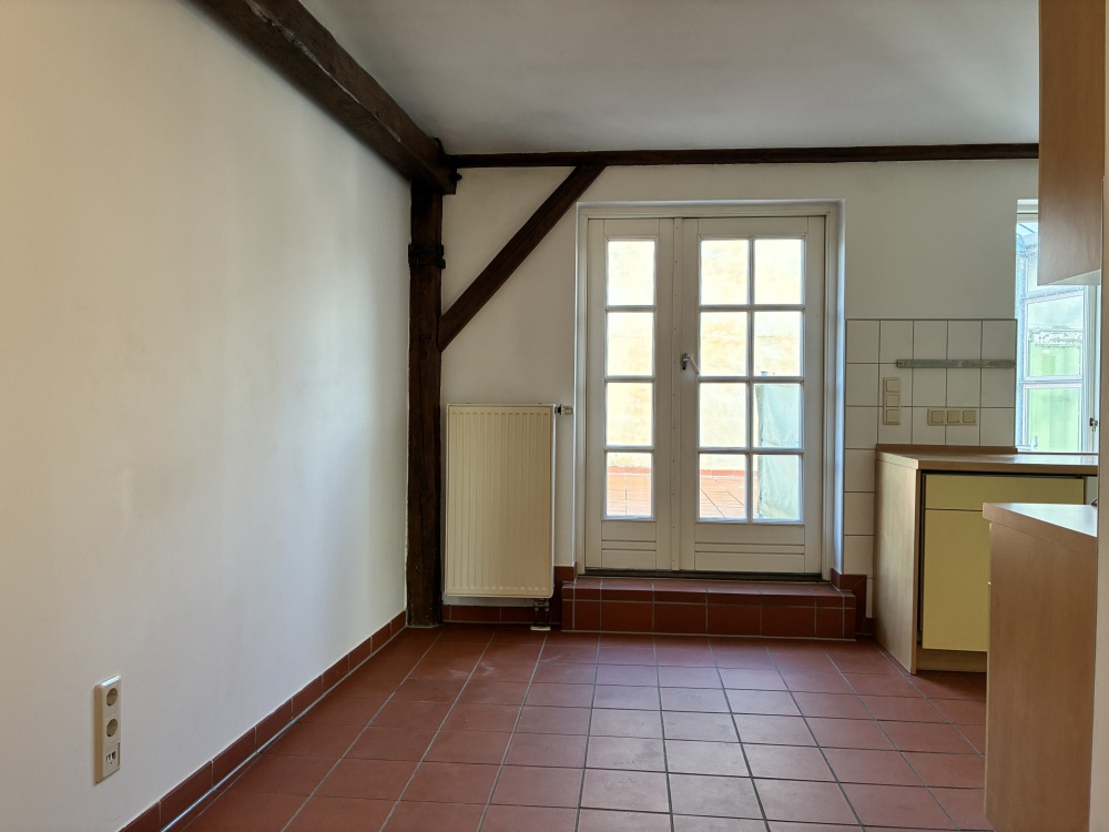 Blick zur Dachterrasse