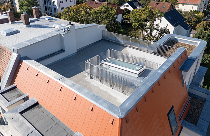 private Dachterrasse Penthouseflair