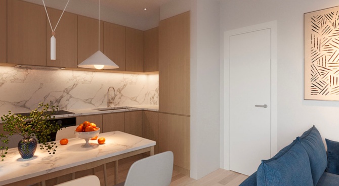 Wohnquartier am Graben Küche