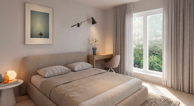 Wohnquartier am Graben Schlafzimmer