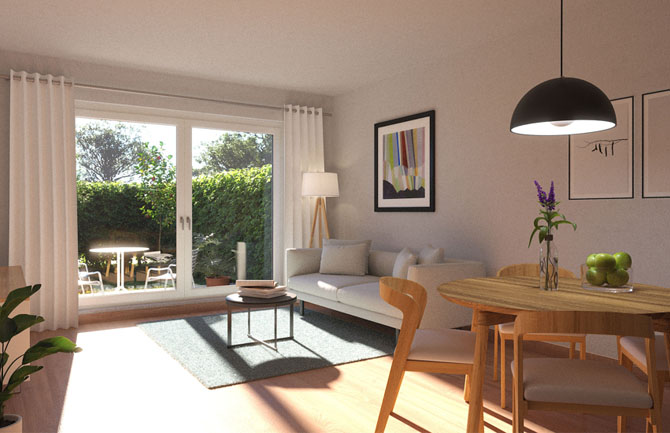 Neubauprojekt Erkner Wohnzimmer Reihenhaus Neubauprojekt Erkner Wohnzimmer Reihenhaus