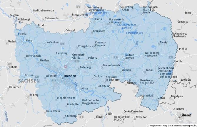 DKB Grund Geschäftsgebiet Dresden