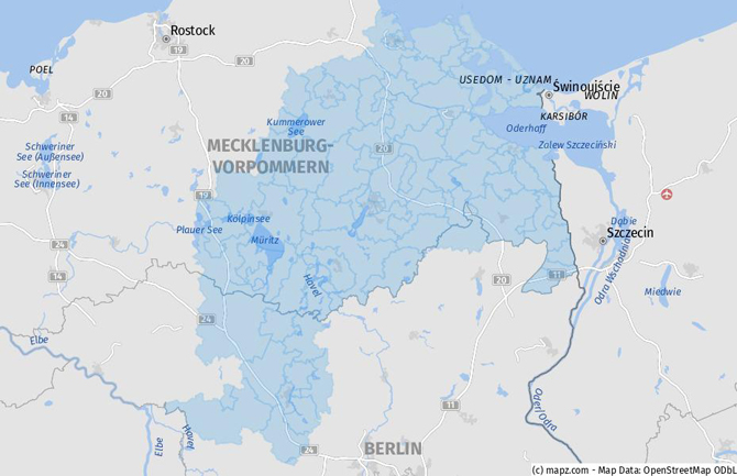 DKB Grund Geschäftsgebiet Neubrandenburg