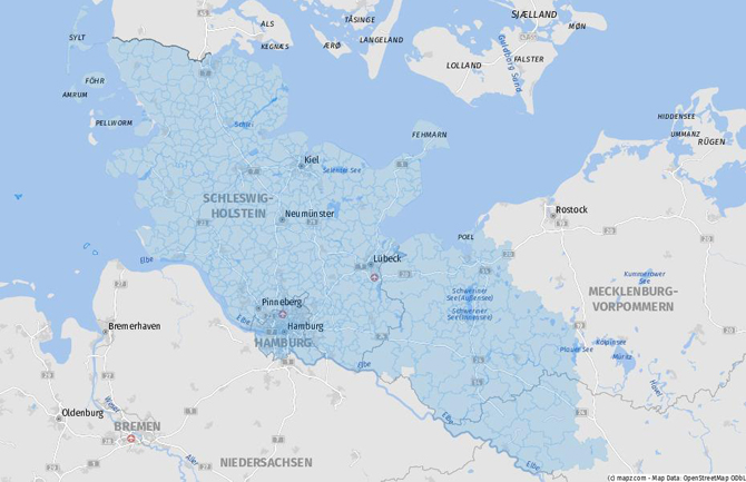 DKB Grund Geschäftsgebiet Schwerin