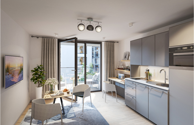 Osnabrück Mikroapartments Visualisierung Senior*innen Apartment Osnabrück Mikroapartments Visualisierung Senior*innen Apartment